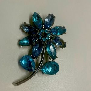 ✨BLING-BLING✨BLUE & TURQUOSE GEMS PIN